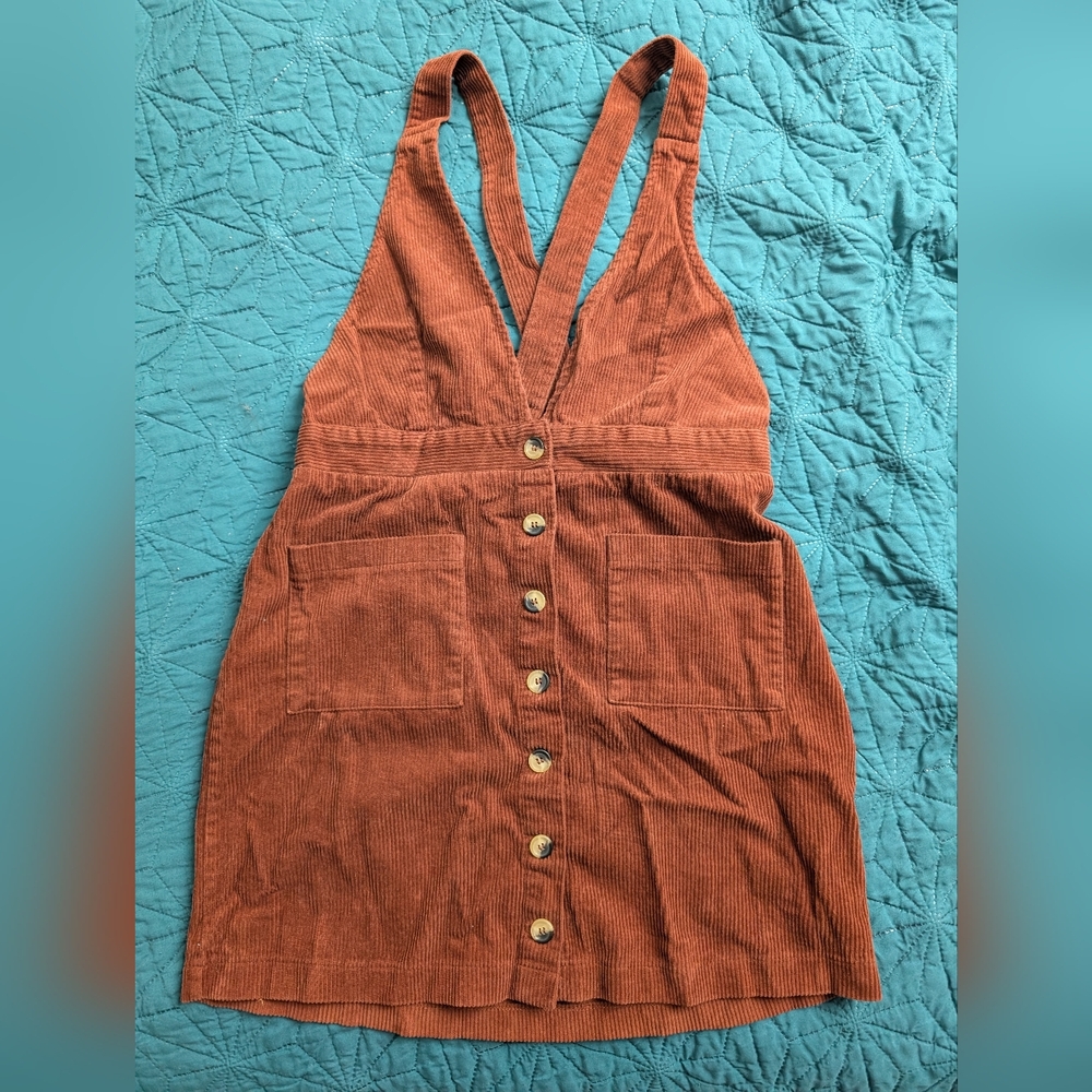 Indigo Rein Brown Corduroy Dress